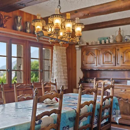 Sauna, Nature&parking Privé - Vercorin, 10 Pers Chalet