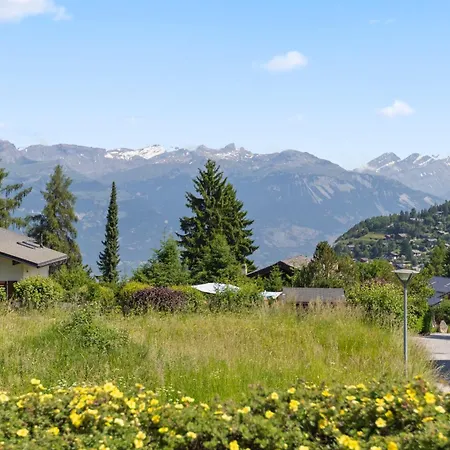 Sauna, Nature&parking Privé - Vercorin, 10 Pers Chalet