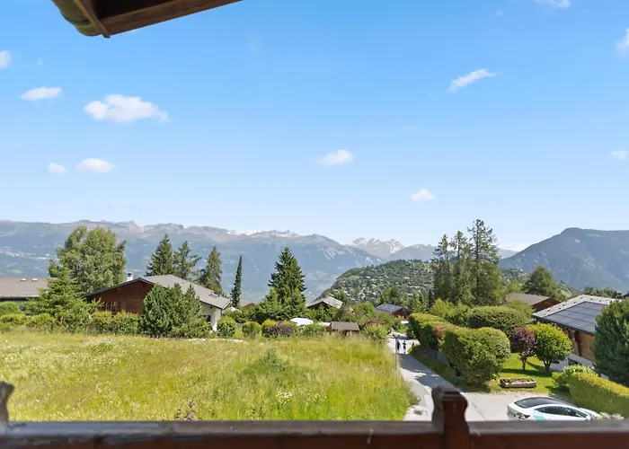 Sauna, Nature & Parking Prive - Vercorin, 10 Pers Horská chata *