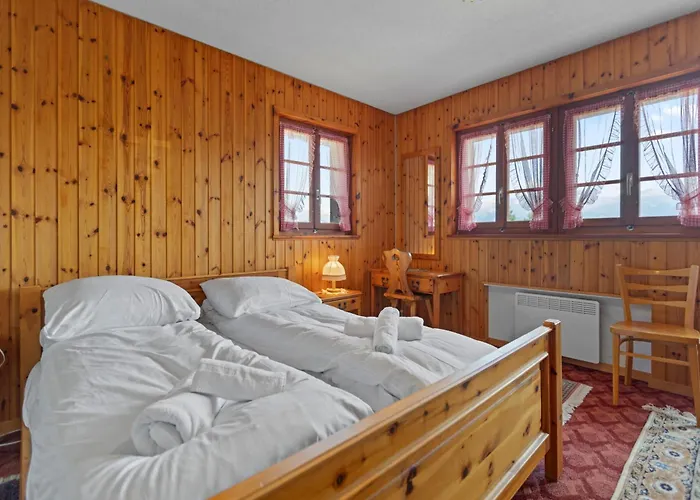 Horská chata Sauna, Nature & Parking Prive - Vercorin, 10 Pers