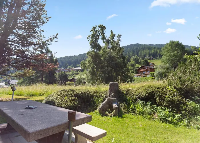 Sauna, Nature & Parking Prive - Vercorin, 10 Pers Horská chata Chalais