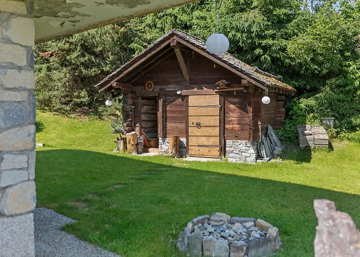 Horská chata Sauna, Nature & Parking Prive - Vercorin, 10 Pers Chalais